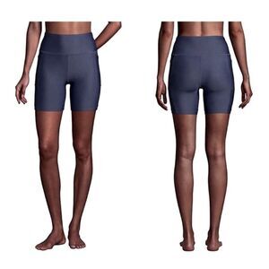 Land’s End plus size biker 6” inseam shorts swim black various